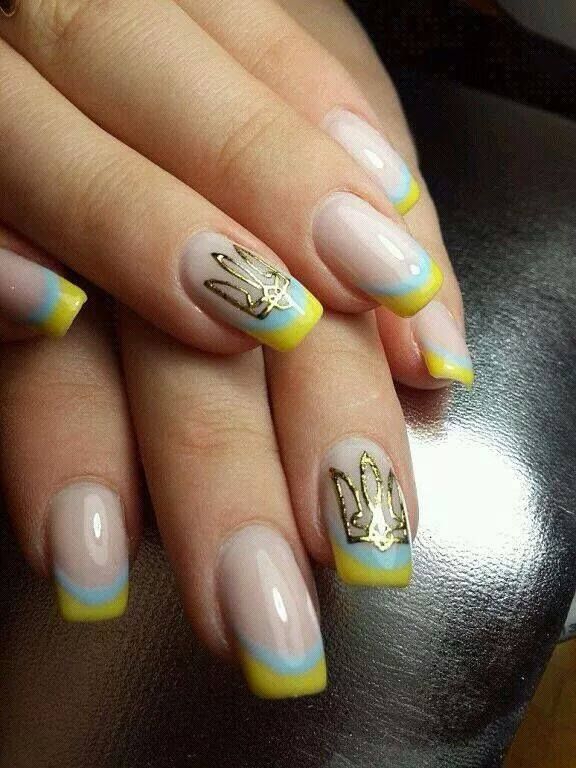 Blue and Yellow Nail Art To Inspire Your Next Manicure